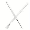 4pcs/set Feather Wire Texture & Pro Needle Pottery Clay Tools Set Ceramics Sculpting Modeling Tool Pottery Texture Brush Tools