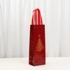 StoBag Christmas Wine Bottle Bags Gift Wrapping Bags for Sweets Luxury Designer Bags Non Woven Packaging Holiday Party Favor