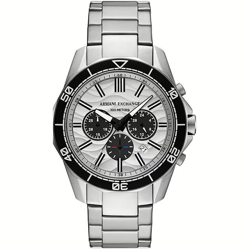 

Armani Exchange chronograph 44mm AX1969 White Dial