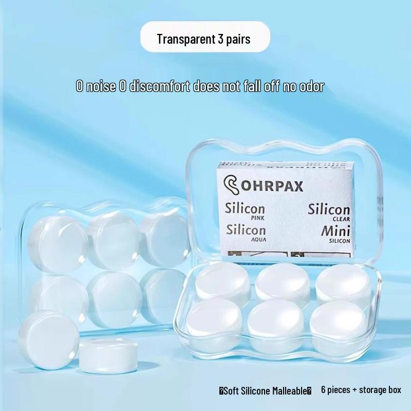 Silicone Soundproof Sleep Earplugs for Noise Reduction