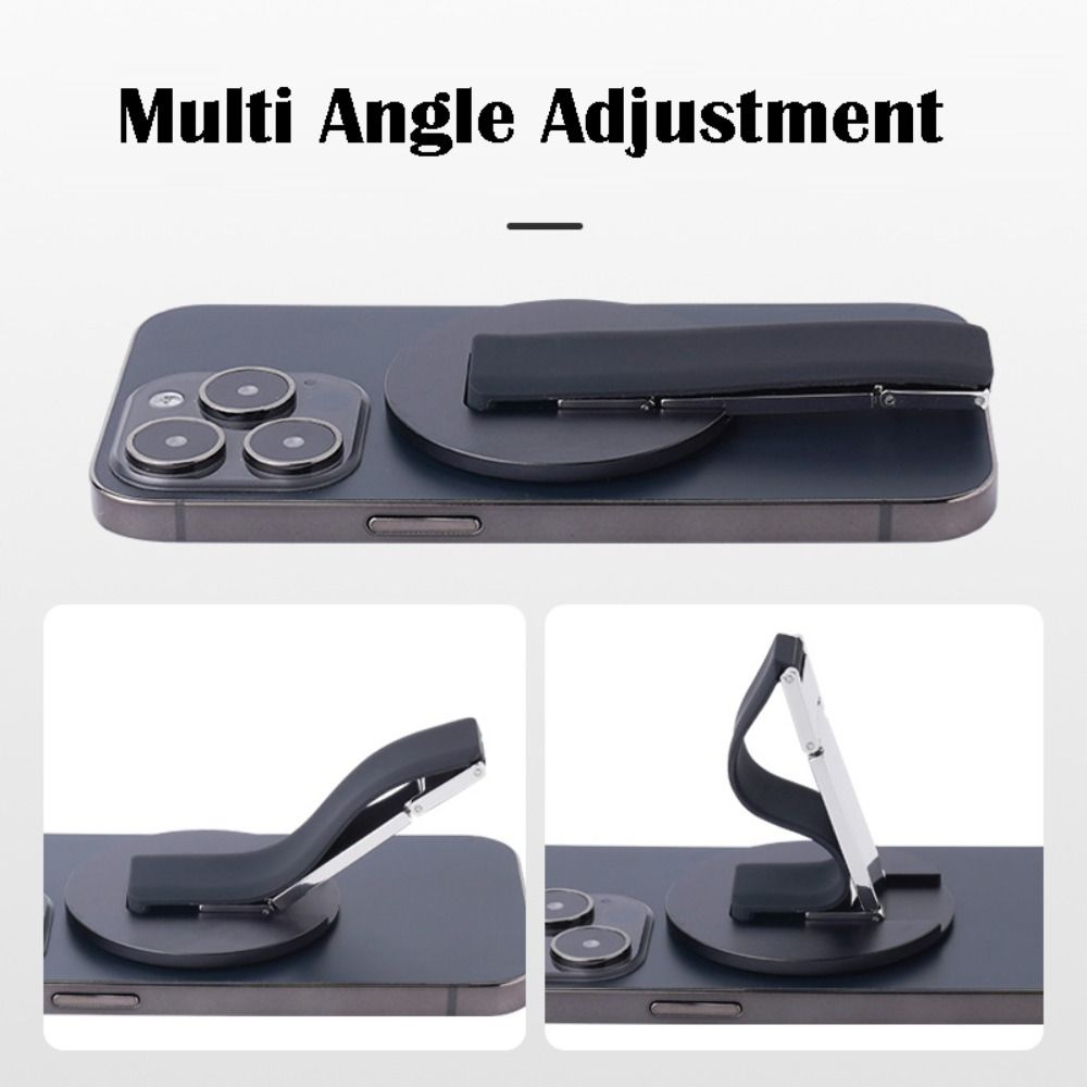 Support de téléphone magnétique pliable Anneau de doigt en silicone Support Sangle de maintien pour doigt de téléphone Pour MagSafe