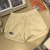 Casual personalized design cotton shorts women's summer loose and thin hot pants versatile casual sports wide-leg shorts