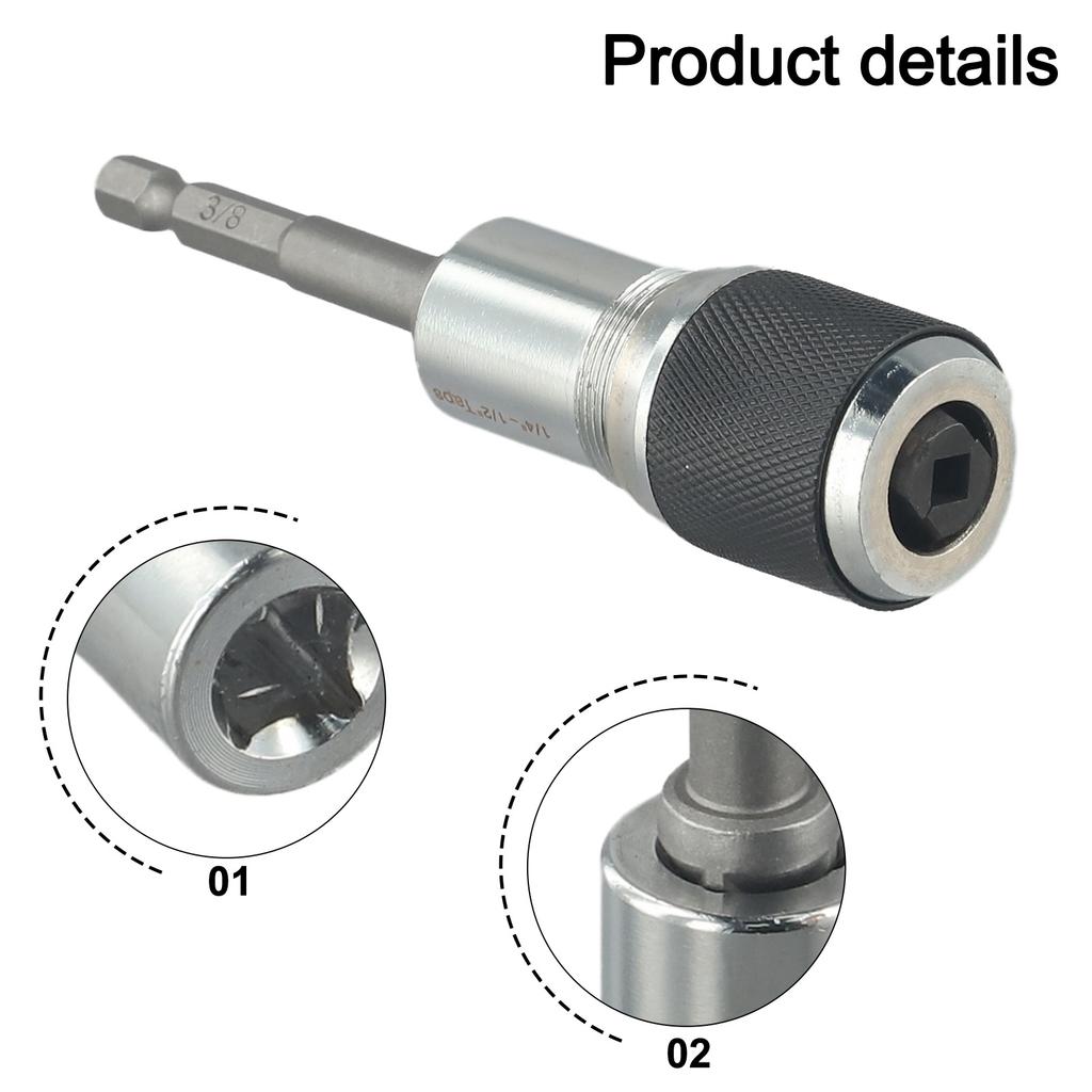 3 Pcs/1 Set Tap Socket Set Tap Extractor Tool With Adjustable Jaws With Socket Adapter Hand Tool Accessories