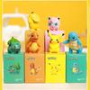 Genuine Pokemon 6 Style Anime Figures Display Toy Cute Anime Figure Pikachu Charmander Bulbasaur Squirtle Tabletop Ornament Gift