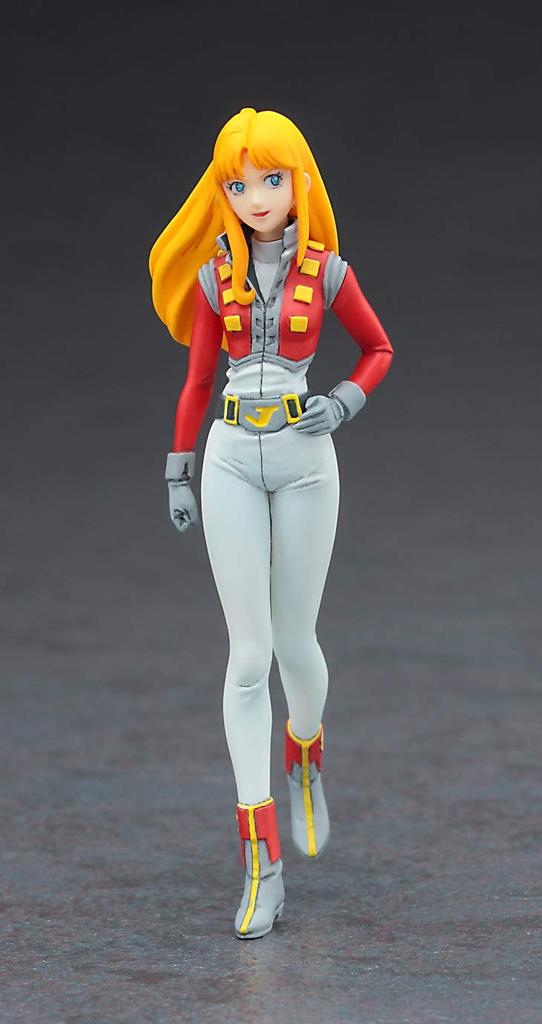 Hasegawa Creator Works Series Crusher Joe Fighter 2 Figure Scale Resin Scale Plastic Model 64775 w/Alfin (1/20 Kit) 1/72 Color-coded