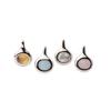 Wind Temperament Sweet Four-Color Crystal Stud Earrings Fashion Commuter Jewelry Niche Simple Earrings Women