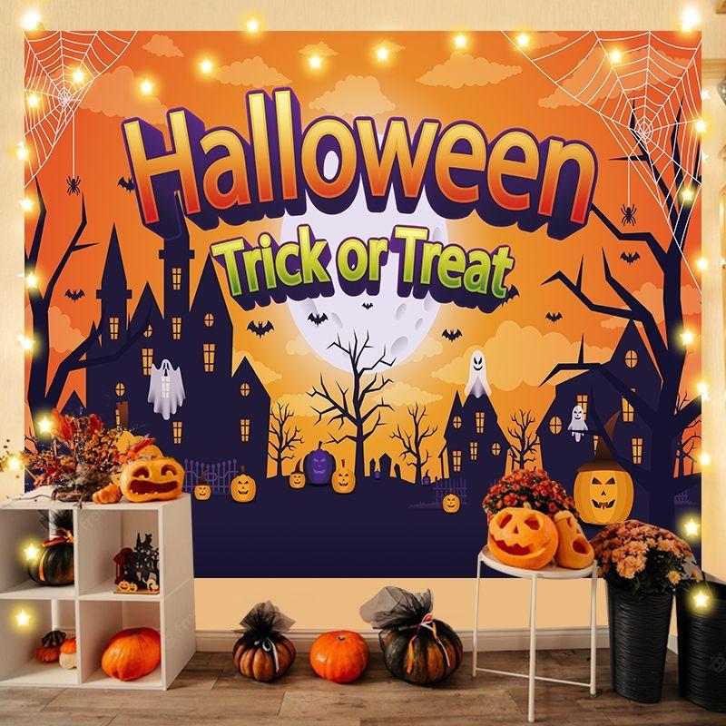 Halloween Backdrop Fabric, Event Hanging Fabric, Bedroom Decorative Wall Hanging