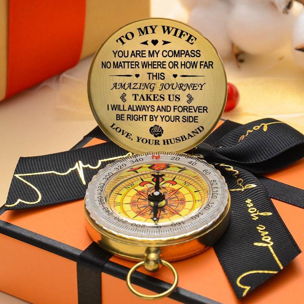 Copper Compass For Outdoor Adventure Durable And Exquisite Craft Outdoor Compasses Camping Compasses