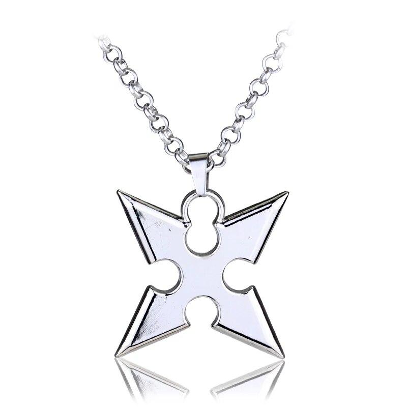 Fashion Jewelry Kingdom Hearts Sora Crown Choker Necklace Handmade Costume Key Charm Pendant Chain Adornment