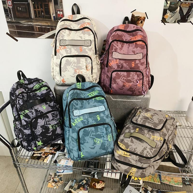 Schoolbag Mori simple backpack, new trendy and fashionable Harajuku travel backpack, simple junior and high school student backpack