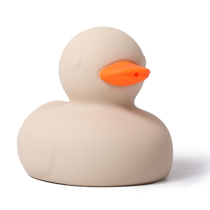 Montessori Cute Duck Bath Toys Little Yellow Duck With Squeeze Sound Rattle Soft Rubber Water Toy Children Summer Bathroom Gift