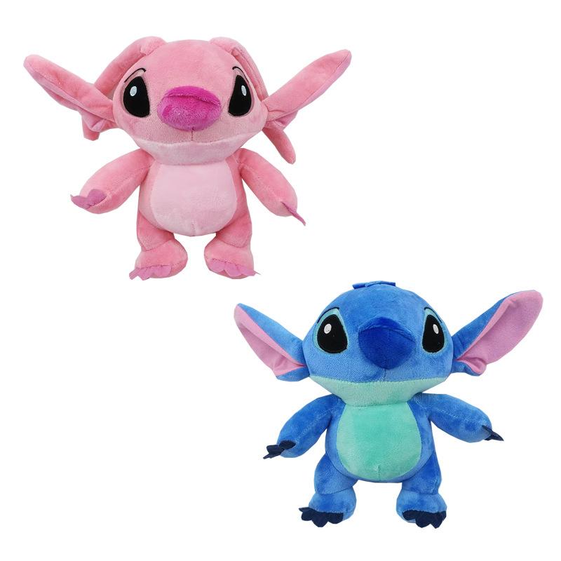25cm Disney Plysjleke Stitch Originale Animefigurer Disney Lilo & Stitch Søte Kosedyr Filmperiferi Myke Ornamenter Gave