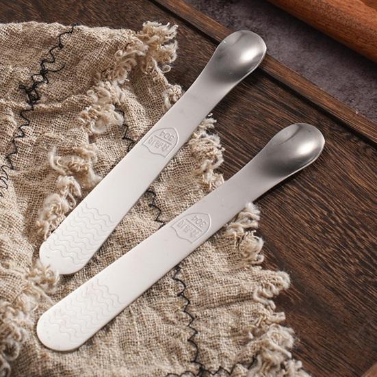 Stainless Steel Dumpling Spoon Filling Scoop And Mixer for Wontons Pastries Non-Slip Handle Smooth Edge Rust-Resistant Essential Kitchen Tool
