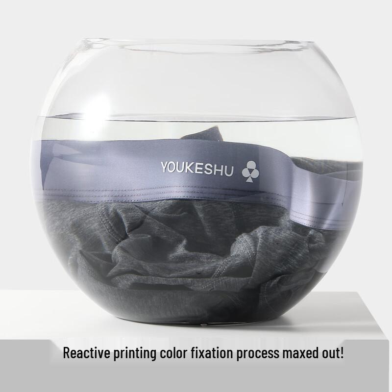 YOUKESHU Men's Modal & Silk Antibacterial Boxer Briefs (3-Pack)