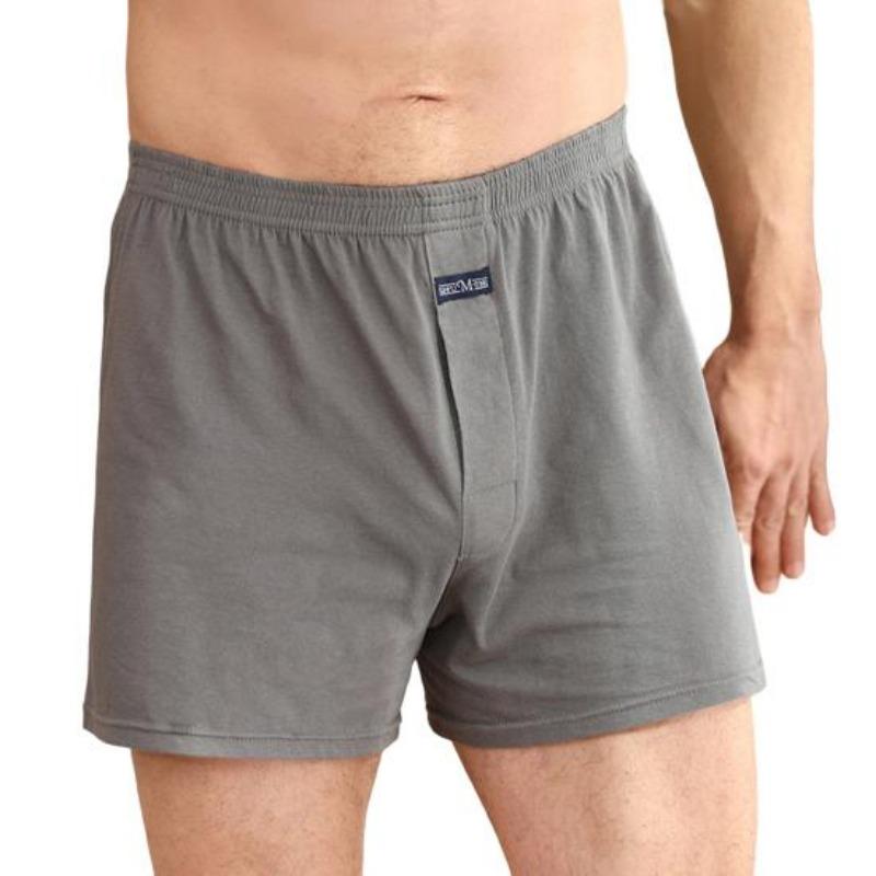 

Эластичный пояс с высокой талией, тонкие мужские трусы, однотонные свободные шорты, трусы 3XL зелёный