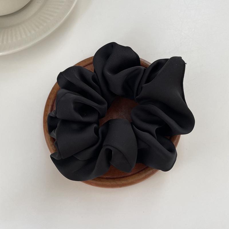 Oversize Satin Scrunchies Elastic Hair Ties Women Girls Big Silk Hair Bands Ponytail Holder Hair Rubber Bands Hair Accessories