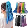 Children's Wig Extensions, Braids, One-Touch Gradient Ponytail Wig, Kids Hair Extensions, Perfect for Children's Dance, Halloween Costumes, and More.