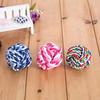 Pet Durable Rope Ball - Bite-Resistant Cotton Toy for Teeth Cleaning