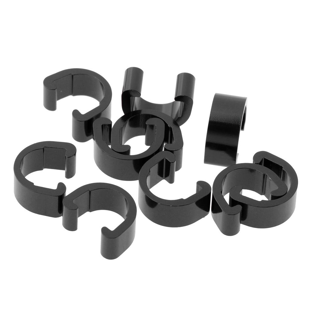 10Pcs Cycling Bike Cable CClips Buckles Housing Hose Guides Ties ...