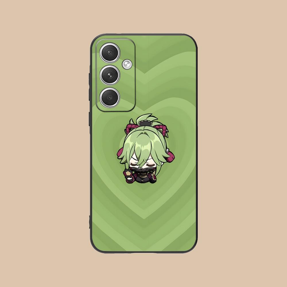 Game GI Kuki Shinobu Mobile Phone Case for Samsung Galaxy S26 S25 S24 S23 S22 S21 S20 Note20 Plus FE Ultra Colorful Cover Luxury