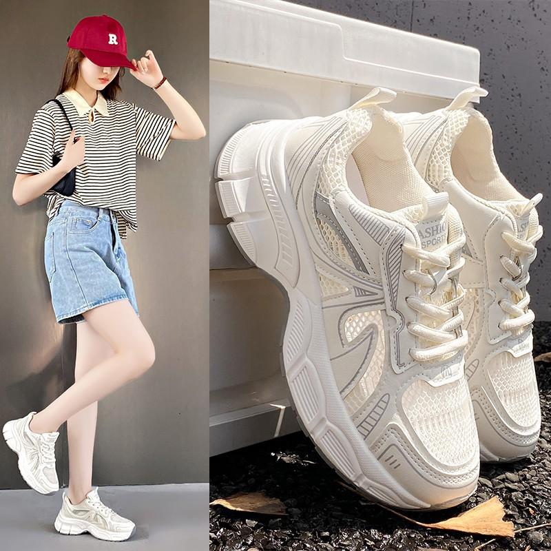

Sneakers new spring light soft sole not tired feet Forrest Gump shoes platform dad shoes travel 35