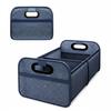 Car Storage Box Trunk Foldable 35L Large Capacity Luggage Organizer Oxford Fabric [Fuji-cellar] (Blue)