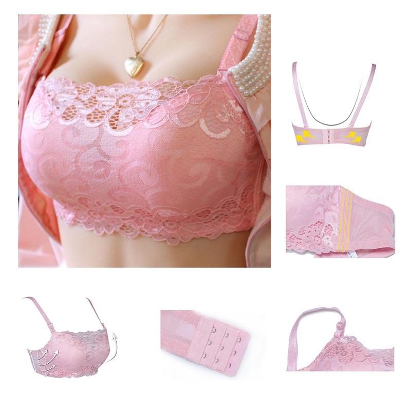 Embroidery Bra Lady Lace Bra Underwear Soft Push Up Bra Sets Adjustable Bra