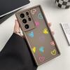 Soft Case For Samsung A55 5G S25 Ultra S24 FE A54 A16 A15 A53 A35 A34 A14 A13 A06 A05 A05s A33 A25 S23 S22 Plus Love Heart Cover