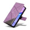 For Samsung Galaxy A17 5G/A17 4G/A26 5G/A16 5G/A16 4G Case Leather Geometric Line Wallet Phone Cover with Wrist Strap
