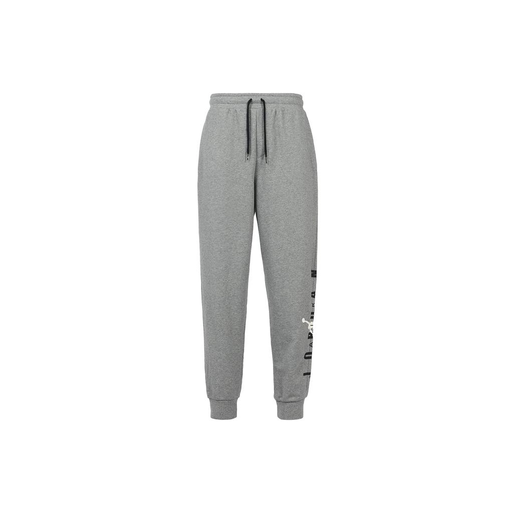 Jordan Pure Color Elastic Waist Knit Sport Pants Men Bottoms Gray AR4787-091