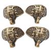 4 Pcs Retro Wood for Case Legs Hardware for Vintage Wooden for Case Jewelry Box