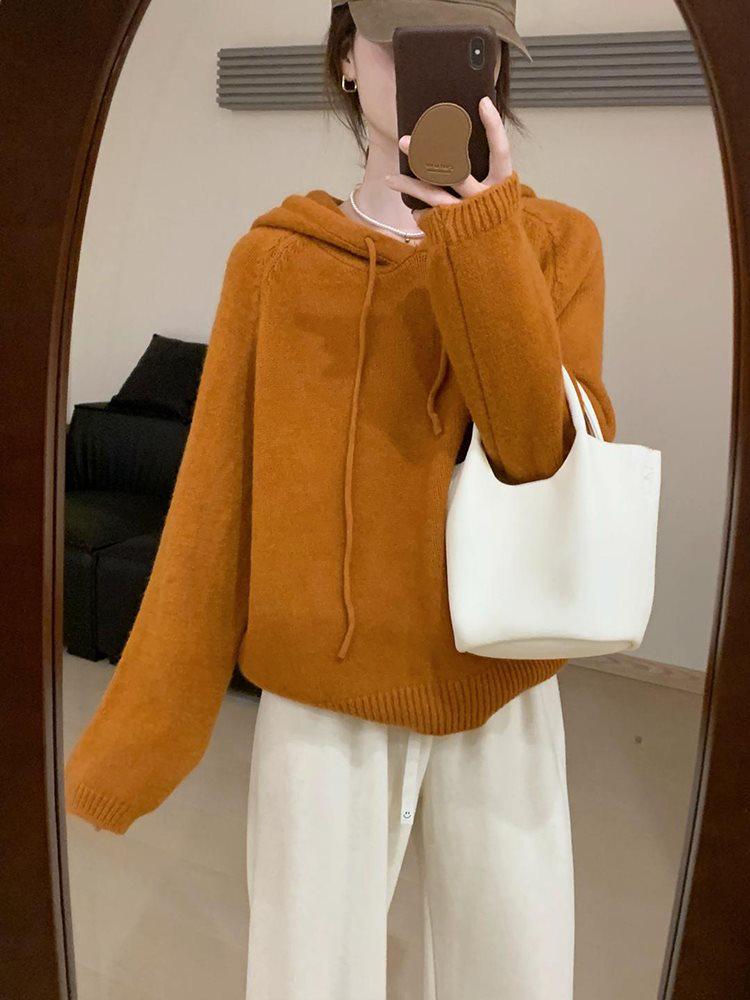 Mikina s jemným temperamentem, volného střihu, zeštíhlující pro ženy - šetrná k pokožce, hřejivá, jarní/letní, jednobarevná