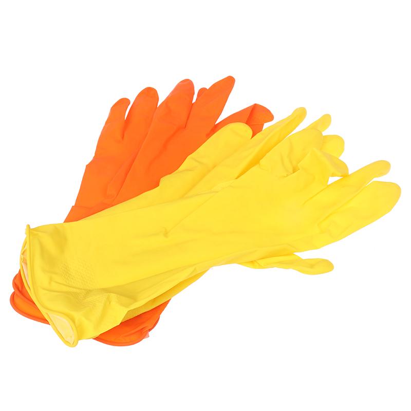 Gants de cuisine pour le lavage de la vaisselle, gants de nettoyage de la maison, gants de lavage en caoutchouc imperméables, longs
