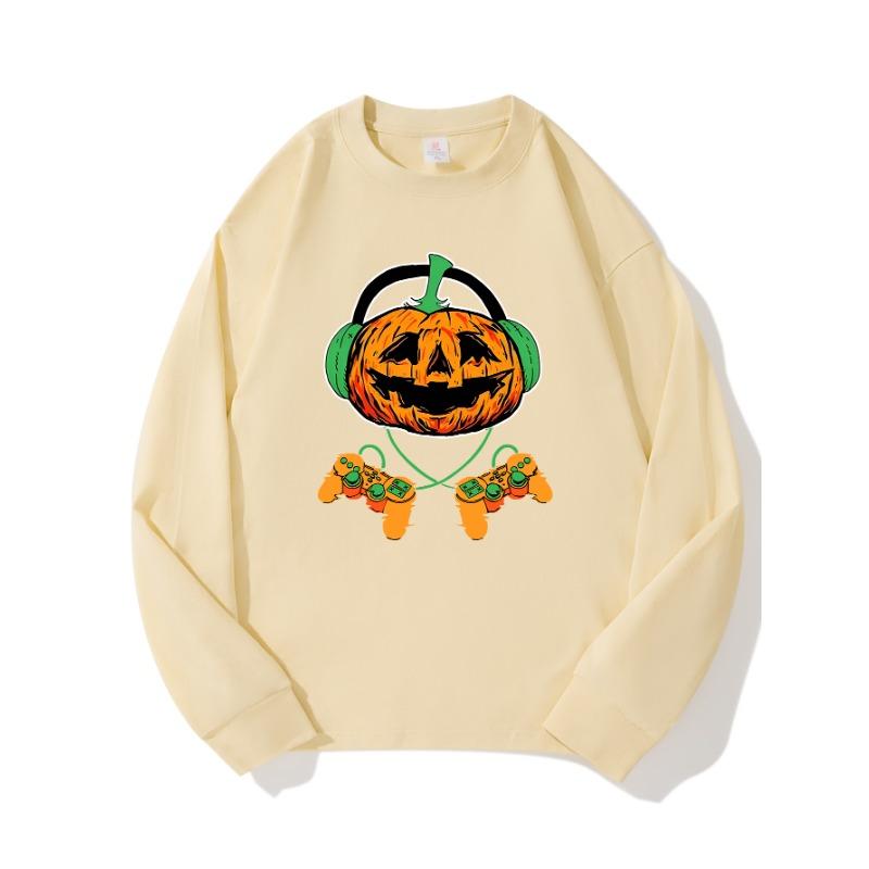 

Handle Autumn Clothing Длинные рукава из чистого хлопка Новые мужские и женские топы, весенний внутренний слой, базовая рубашка, футболка с круглым вырезом и длинными рукавами XXL бежевый