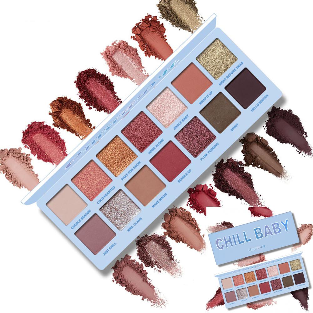 

Ивонн Шиммерс глаз цвета Матовый Eyeshadow Палитра дымчатый Косметика составляют