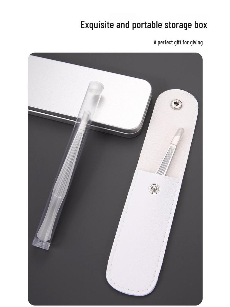 Multi-Use Stainless Steel Tweezers for Eyebrow Shaping, False Eyelashes, Facial Hair & White Hairs