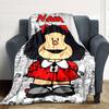 Customiz Name Personality Mafalda Blanket Soft &Warm Sofa Office Bed Travel Lunch Break Blanket, Gift Suitable All Seasons