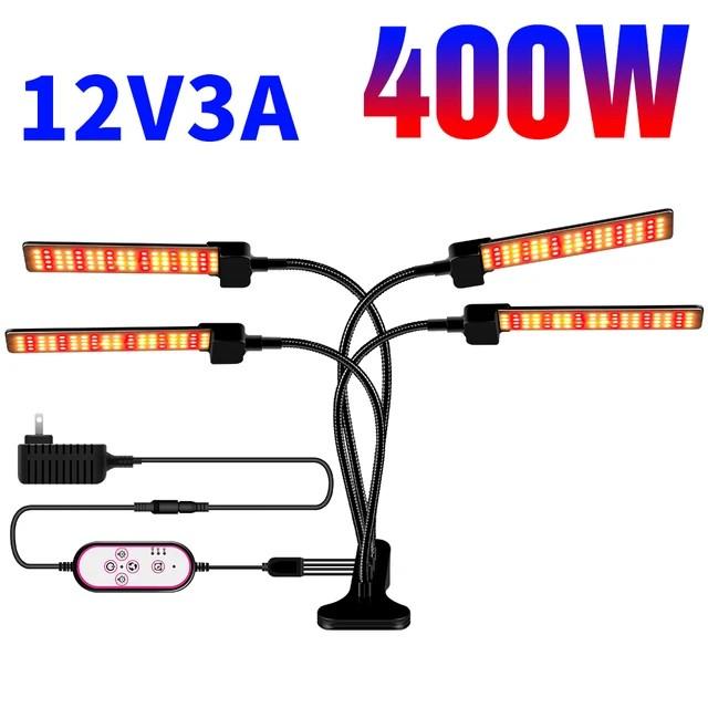 Full Spectrum Plant Light LED Flower Seeds Phytolamp For Plants Grow Light UK EU US Plug Indoor Phyto Lamp Hydroponics Fitolampy