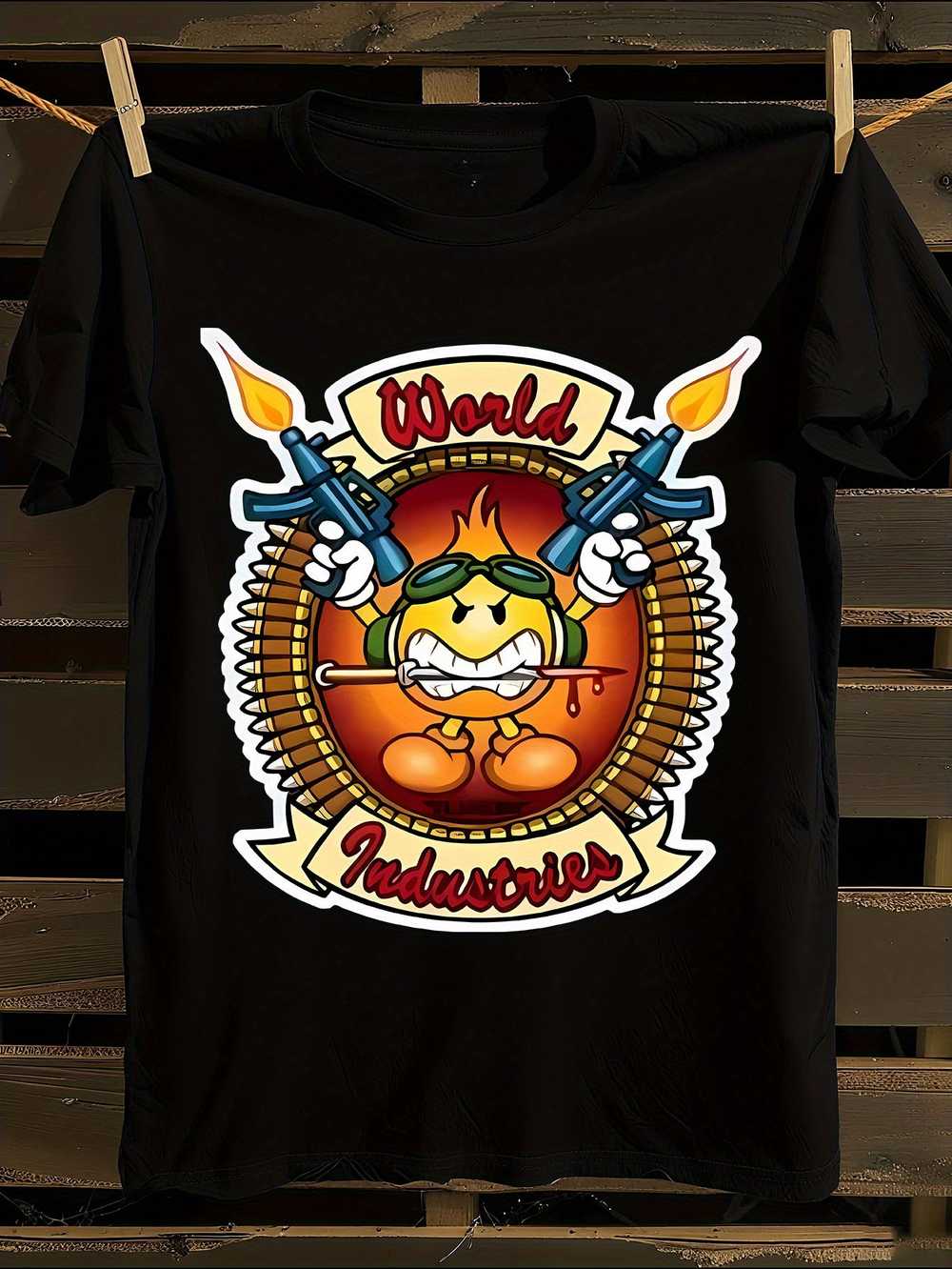 

Vintage World Industries Flamebo Graphic T-Shirt XL