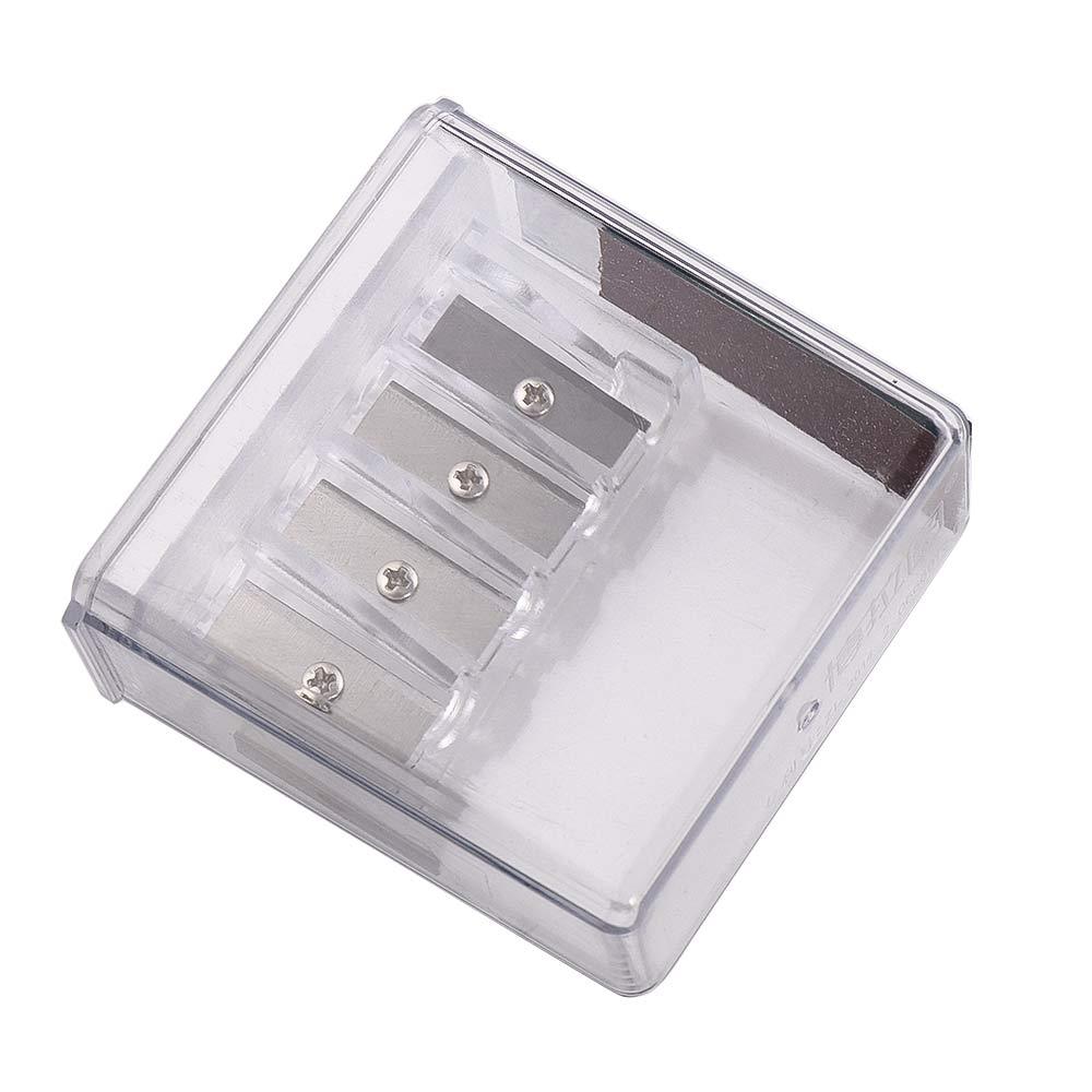 Portable Transparent Students Drawing Stationery School Art Supplies Manual Sharpener Pencil Sharpener Charcoal Sharpener