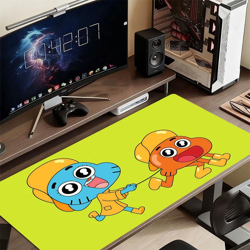 Darwin Gumball Mouse Pad, Large Gaming Desk Mat, Non-slip XXL Mousepad for Laptop & Tablet, Mini PC Playmat with Stitched Edges