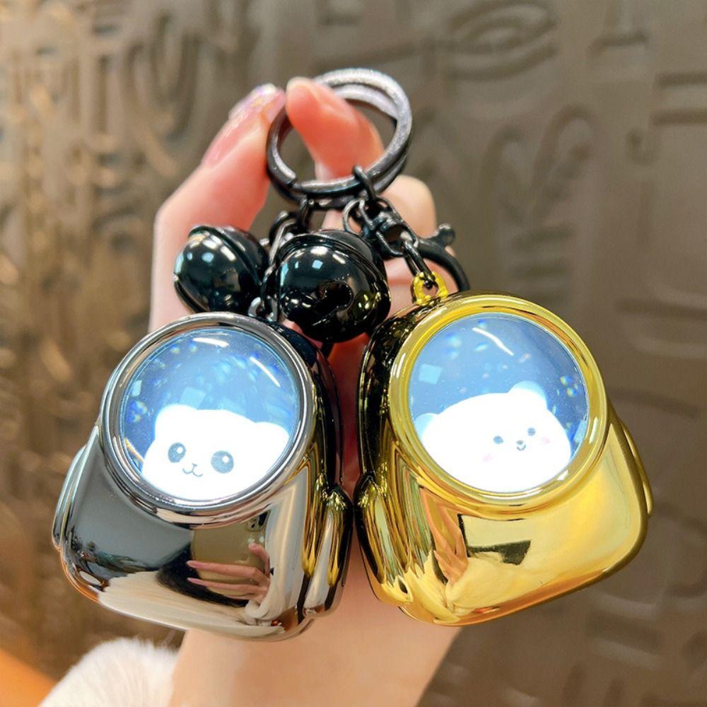 

Cartoon Kawaii Keyring Plastic Bag Pendants Creative Night Light Keychain розы красного
