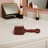 Wide Tooth Sandalwood Head Massage Comb Long Handle Meridian Hair Brush  Hair Detangling