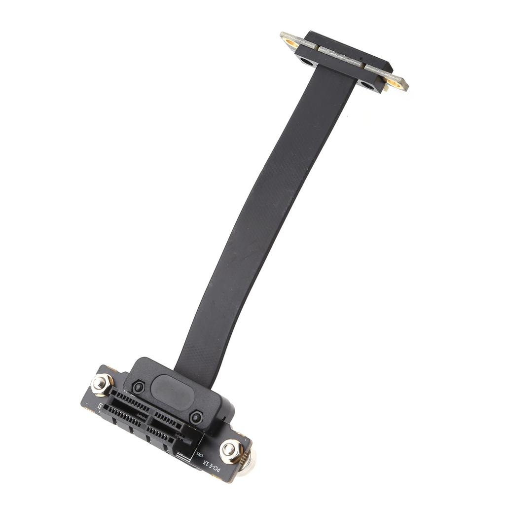 Extension Cable PCI‑E 1X Dual 90 Degrees  Network Adapter with LED Indication Magnetic Pad