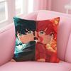 Anime Funny RRRanma Cushion Cover Pillow Case Soft Skin Friendly Fabric Comfort  Concealed Zipper