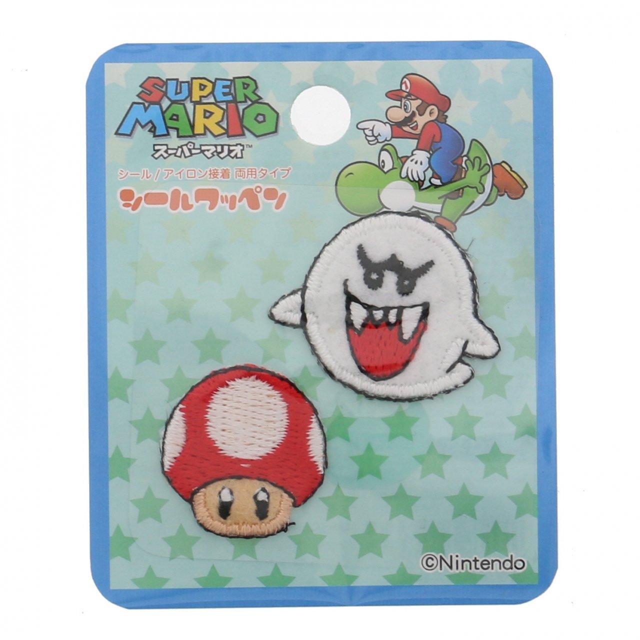 

Нашивка Inagaki Clothing Super Mario Seal Patch Teresa Super Mushroom Dual Use Adhesive MRS006 Seal/Iron