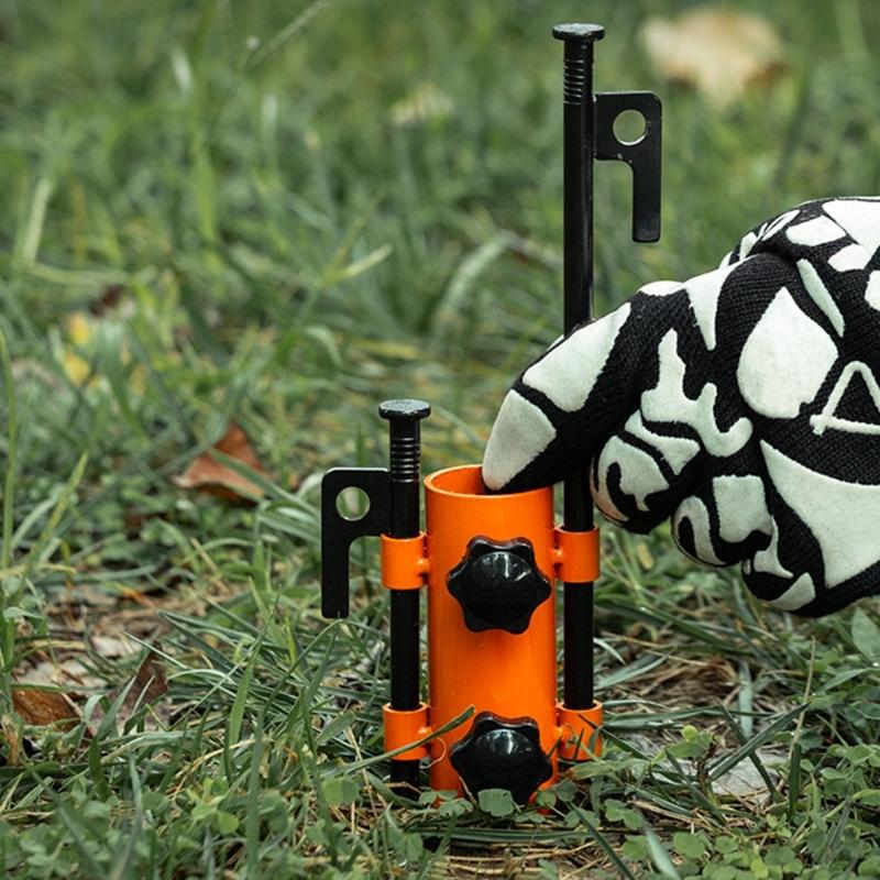 Canopies Rod Fixed Tube Adjustable Tent Canopies Holder Camping Awnings Rod Holder Windproof Canopies Rod Fixed Tube Stand