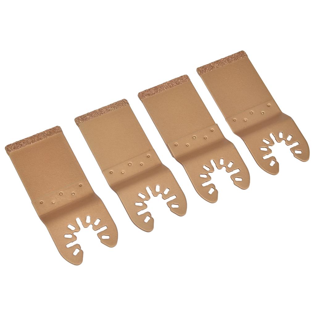 4Pcs Carbide Oscillating Saw Blade Universal Oscillating Tool Blades for Wood Plastic Opening Holes