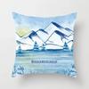 45X45CM Summer Beach Charming Landscape Pillowcase Palm Tree Plant  Bed Sofa Car Cushion Cover Home Decoration