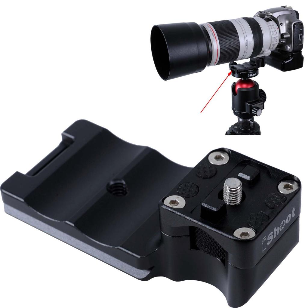 iShoot Tripod Mount Ring Camera Ring Tripod Mount Lens Support Collar Lens Bracket Collar Tripod Socket Feet for Canon EF IS II Compatible with Tripod